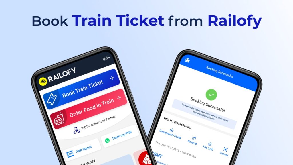 IRCTC Train Tickets, Book Indian Railways Tickets,  Train Tickets from Railofy, Create IRCTC User ID Login